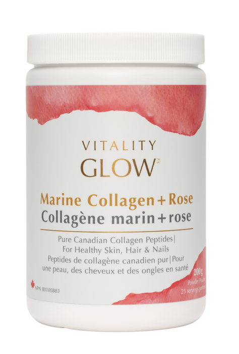 Vitality Glow - Glow Marine Collagen + Rose, 200g