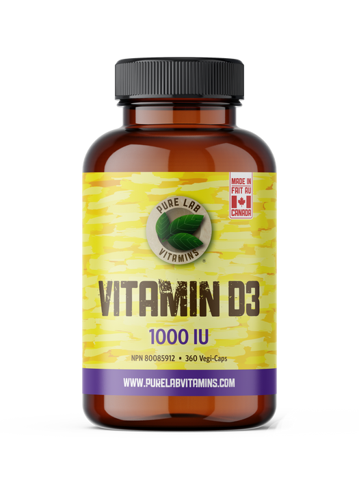 Pure Lab Vitamins - Vitamin D3 1000IU, 360 CAPS