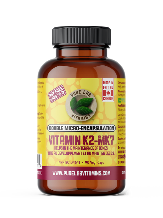 Pure Lab Vitamins - Vitamin K2 (MK7) Soy Free, 90 CAPS
