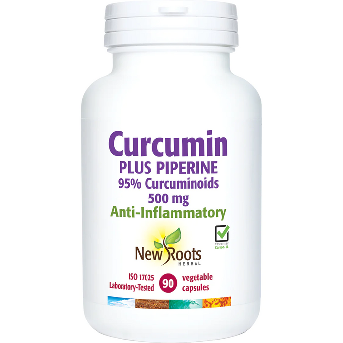 New Roots Herbal - Curcumin Plus Piperine, 90 CAPS