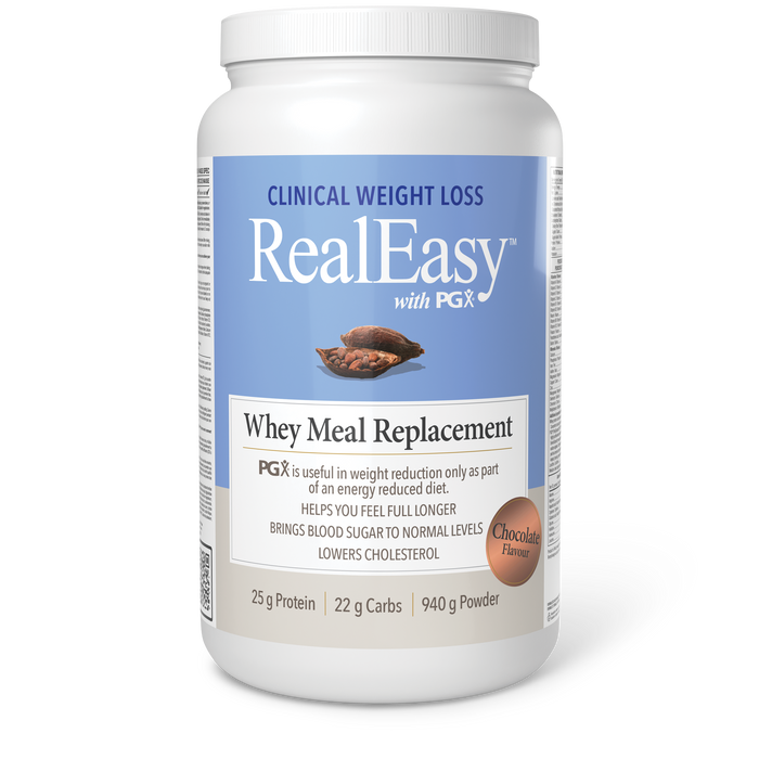 Natural Factors - Real Easy PGX Meal Replac- Choc, 1 kg