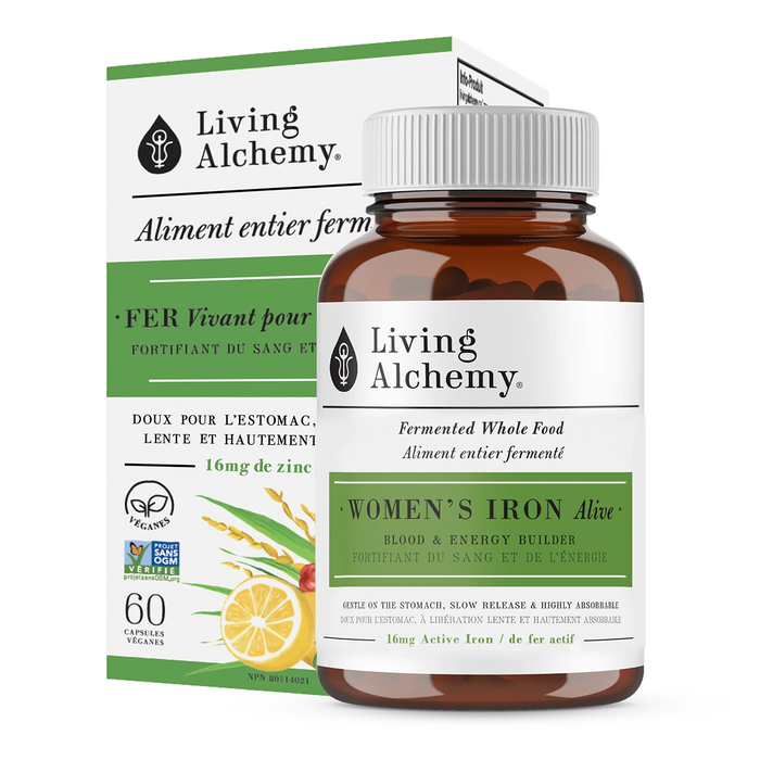 Living Alchemy - Iron Alive-Womens, 60 Vcaps
