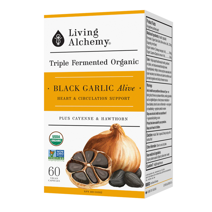 Living Alchemy - Black Garlic Alive, 60 Vcaps