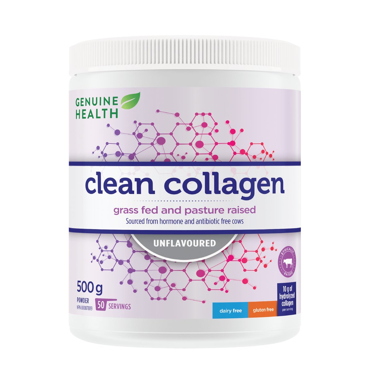 Genuine Health - Clean Collagen Bovine, 500 g — Goodness Me!