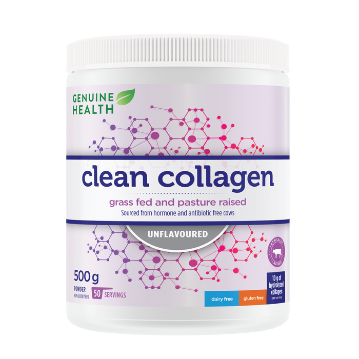 Genuine Health - Clean Collagen Bovine, 500 g