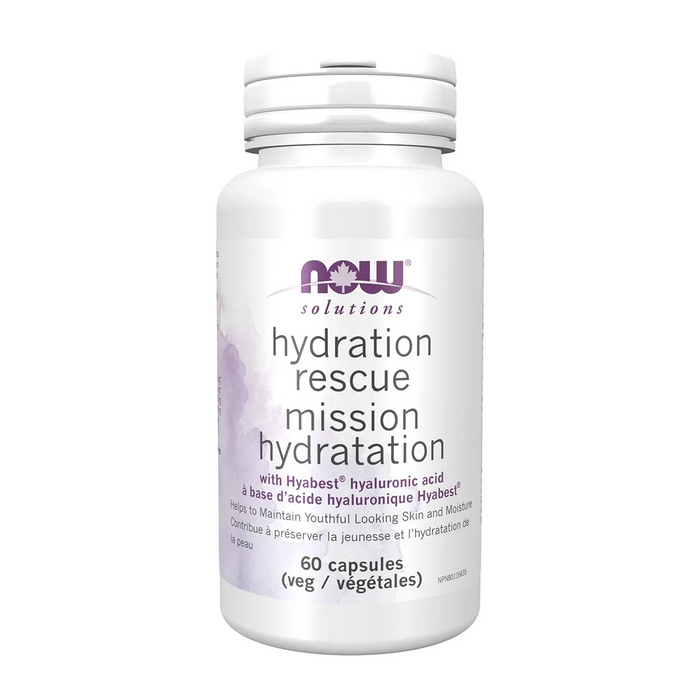 NOW - Hydration Rescue w/ Hyaluronic, 60 VCAPS