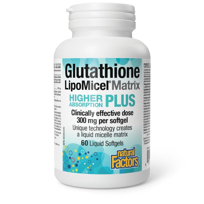 Natural Factors - Glutathione LipoMicel Matrix, 60 Sg