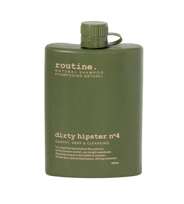 Routine Natural Deodorant - Shampoo - Dirty Hipster, 350 mL