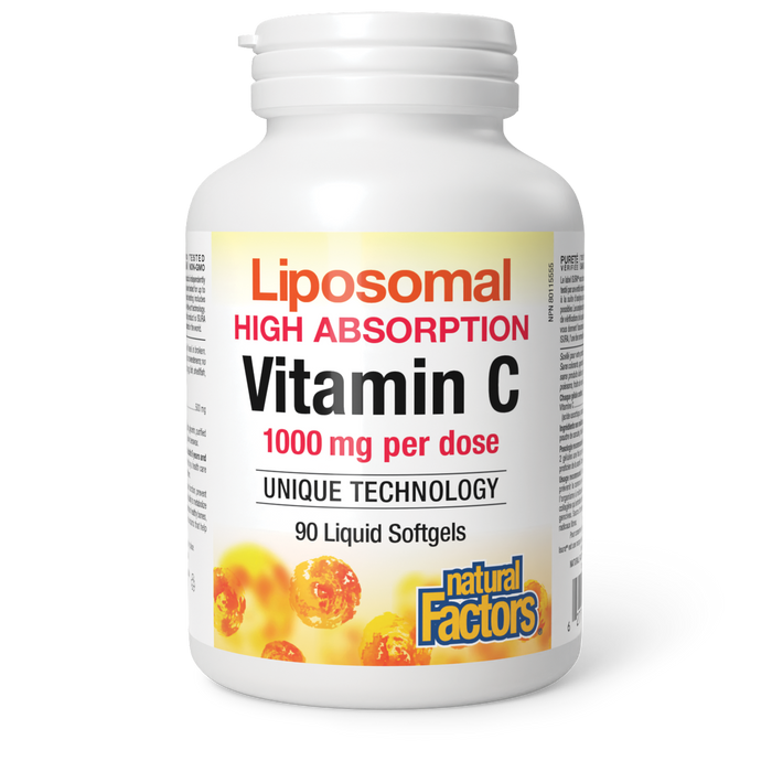 Natural Factors - Liposomal Vitamin C 1000 mg, 90 Sg