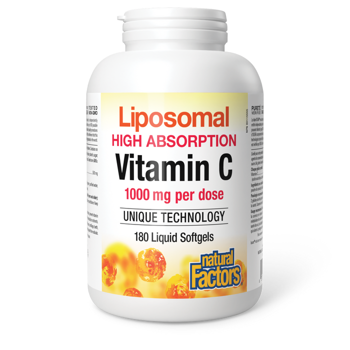 Natural Factors - Liposomal Vitamin C 1000 mg, 180 Sg