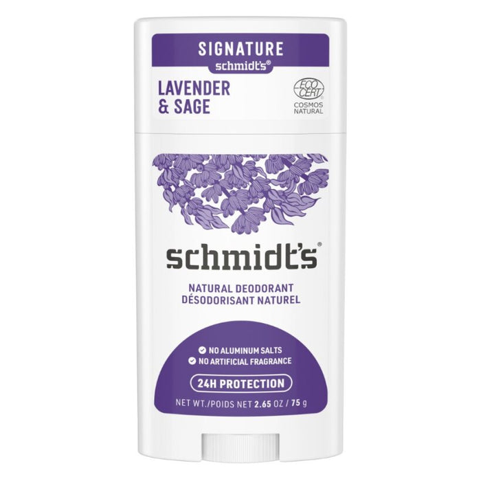Schmidt's Deodorant - Lavender+Sage Signatur Deodorant, 75 g