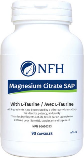 NFH - Magnesium Citrate SAP +L-Taurine, 90 Caps