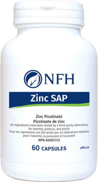 NFH - Zinc SAP, 60 Caps