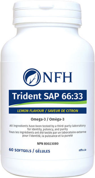NFH - Trident SAP 66:33 (Omega-3) Lmon, 60 Sg
