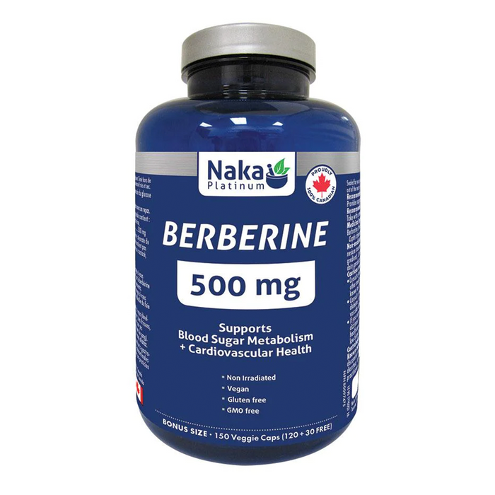 Naka Platinum - Berberine 500mg, 150 Vcap