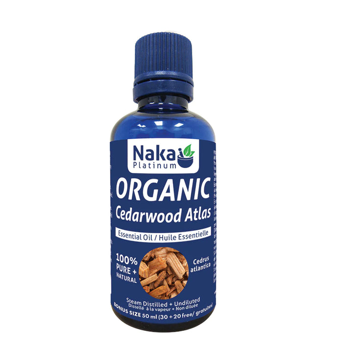 Naka Platinum - Organic Cedarwood Atlas, 50 mL