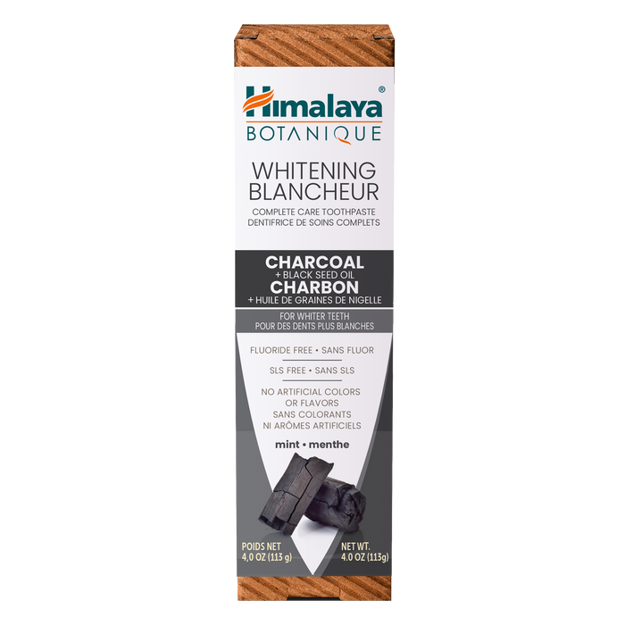 Botanique by Himalaya - Toothpaste - WhtMintChar&Blk Sed, 113 g