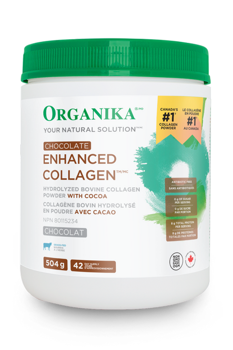 Organika - Enhanced Collagen Chocolate, 504 g
