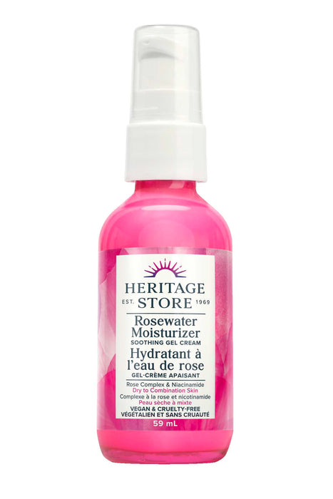 Heritage Products - Rosewater Moisturizer Gel Cream, 59 mL