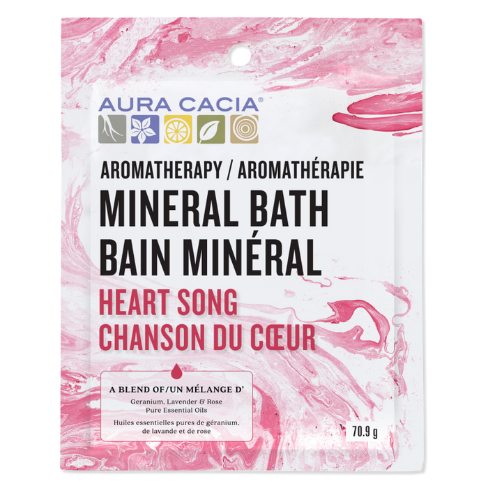 Aura Cacia - Heartsong Mineral Bath, 71 g