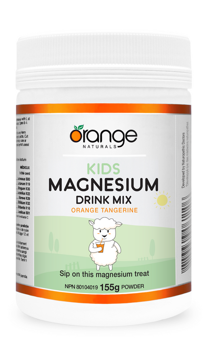 Orange Naturals - Kids Magnesium - Orange Tang, "155 g,"