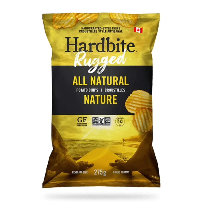 Hardbite - All Natural Rugged Potato Chips, 275 g