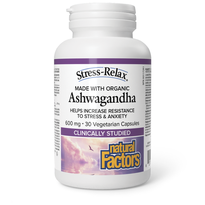 Natural Factors - Stress Relax Ashwagandha, 600 mg