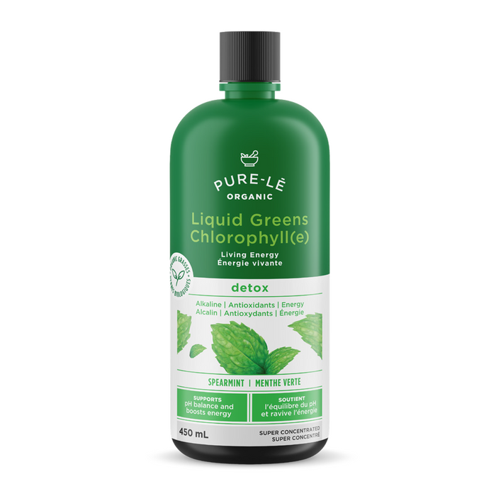 Pure-le Natural - Liquid Greens Organic Spearmint, 450 mL