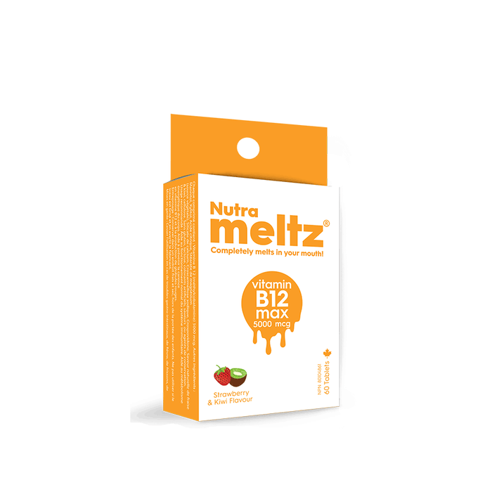 Nutrameltz - Vitamin B12 Max - 5000 mcg, 60 Tabs