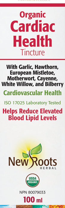 New Roots Herbal - Cardiac Health Tincture, 100 mL