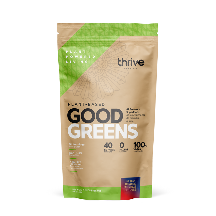 Thrive Plant - Good Greens Mixed Berries, 292 g