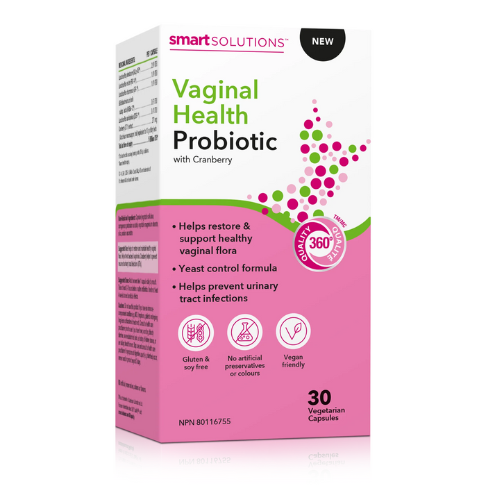 Smart Solutions - Vaginal Health Probiotic, 30 Caps
