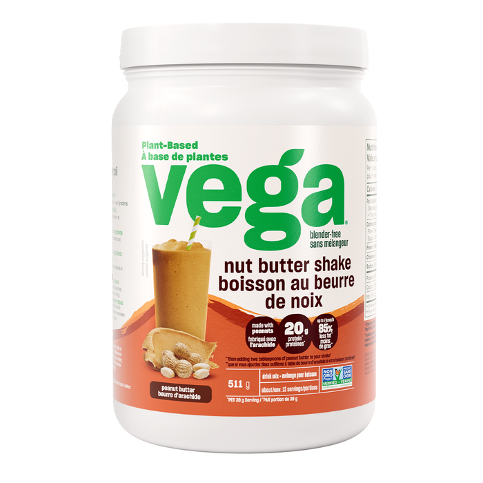 Vega - Nut Butter Shake Peanut Butter, 511 g