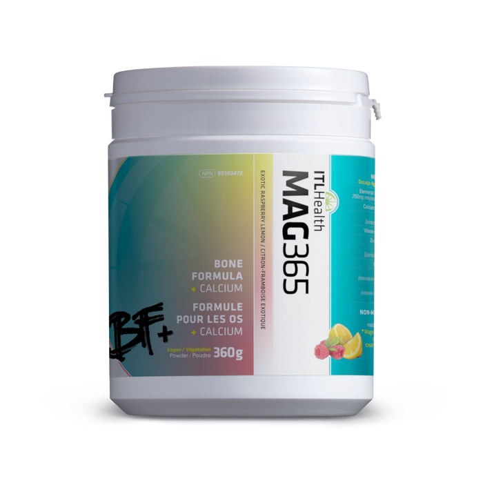 ITL Health - MAG365 BF + Calcium Rasp Lemon, 360 g