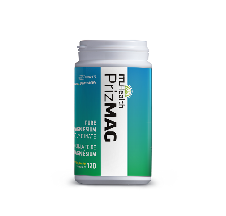 ITL Health - PrizMAG Magnesium Bisglycinate, 120 Caps
