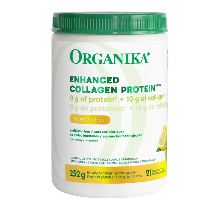 Organika - Enhanced Collagen Lemon, 250 g