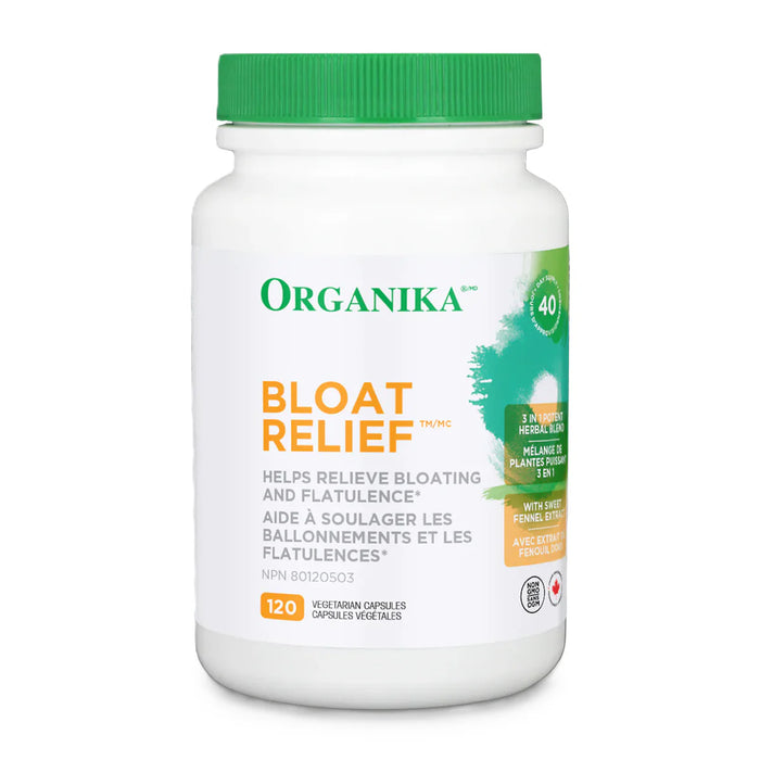 Organika - Bloat Relief, 120 Caps