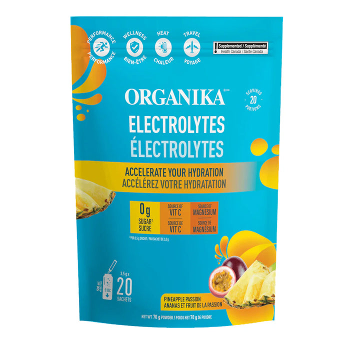 Organika - Electrolytes Pineapple Passion, 20x3.5 g