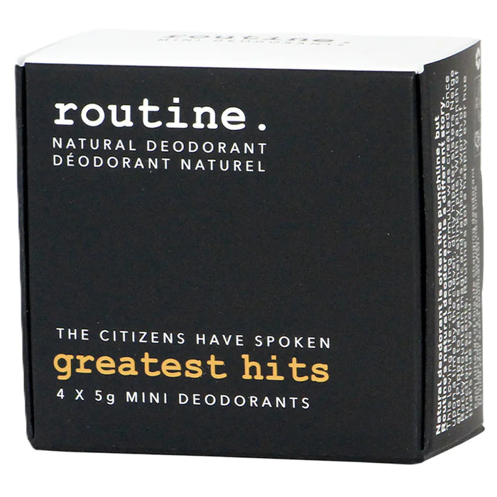 Routine Natural Deodorant - Greatest Hits - Kit, 20 g — Goodness Me!