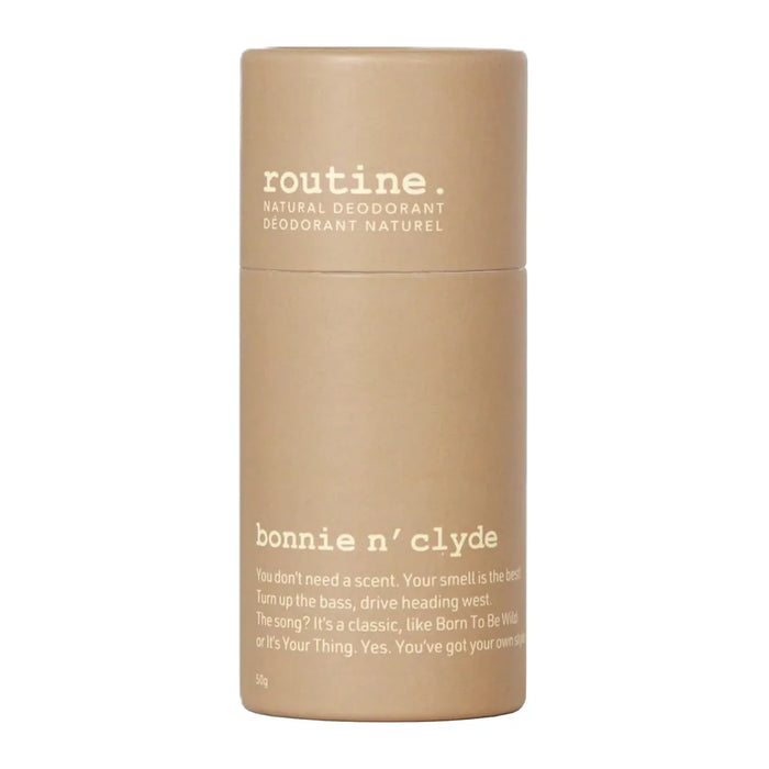 Routine Natural Deodorant - Bonnie N' Clyde - Deo Stick, 50 g