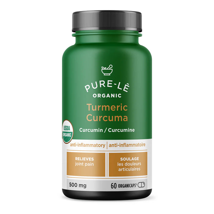 Pure-le Natural - Organic Turmeric Organicaps, 60 Capsules