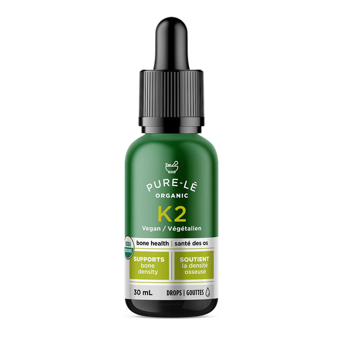 Pure-le Natural - Organic Vegan Vitamin K2 Drops, 30 mL