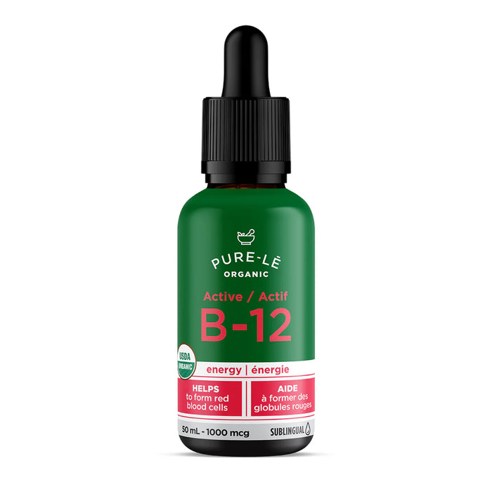 Pure-le Natural - Organic Vegan Vitamin B12 Drops, 50 mL