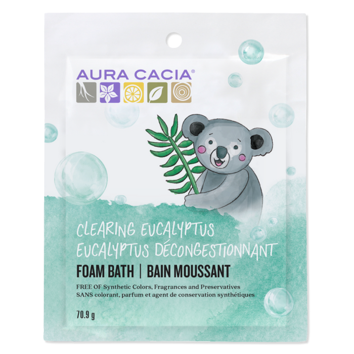 Aura Cacia - Kids Clear Foam Bath Eucalyptus, 71 g