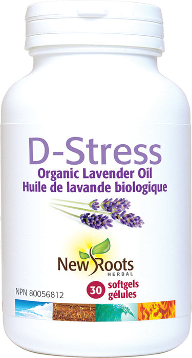 New Roots Herbal - D-Stress, 30 SOFTGELS