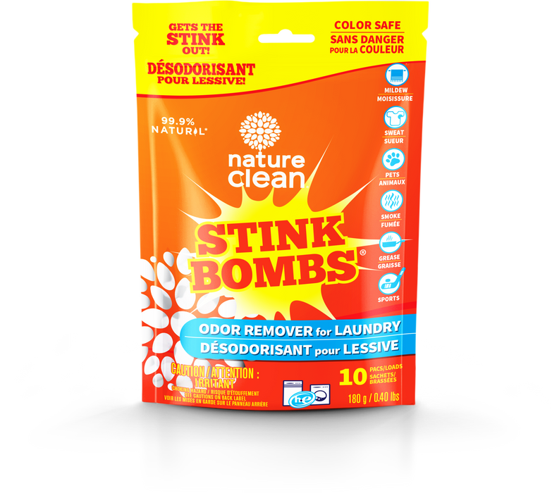 Nature Clean - Stink Bombs Odour Remover Pacs, 10 CT