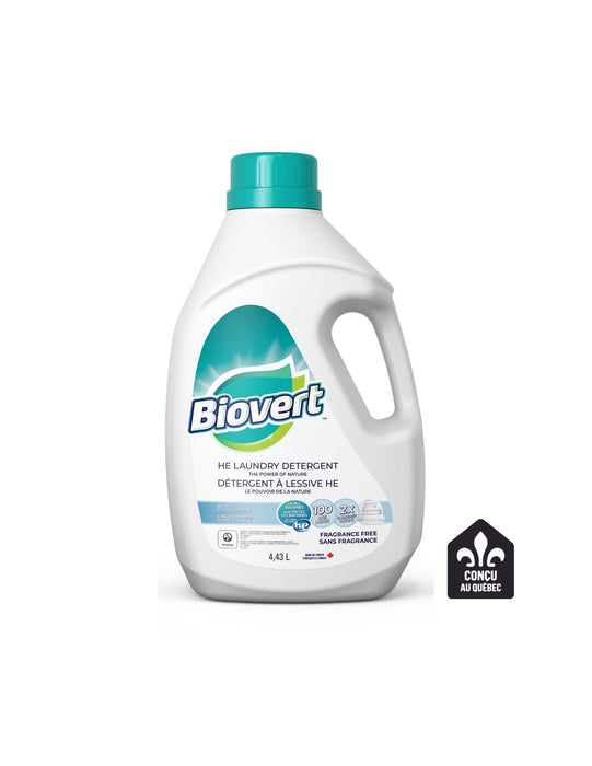Biovert - HE Laundry Detergent Unscented, 4.43 L
