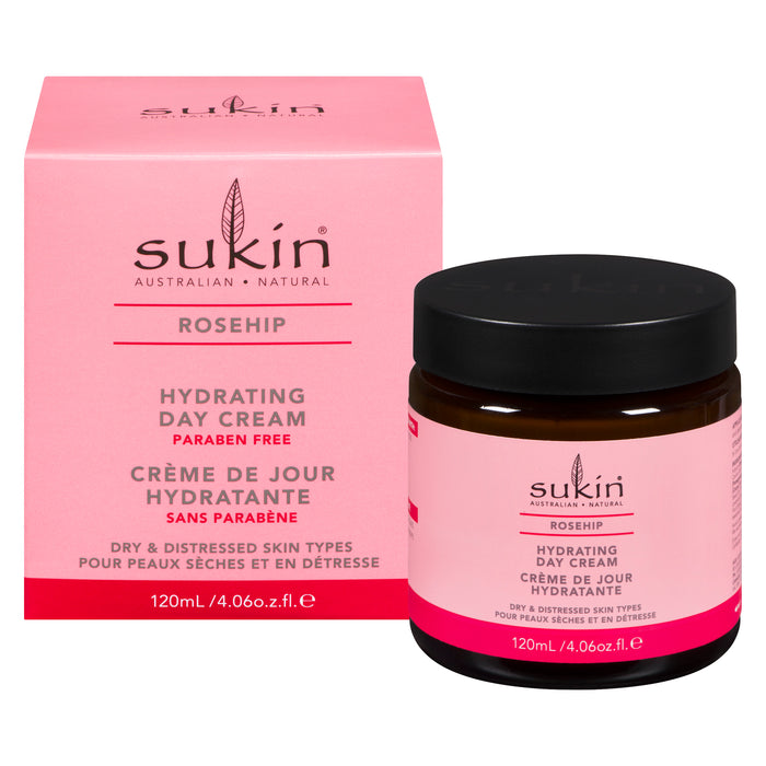 Sukin - Rose Hip Hydrating Day Cream, 120 mL