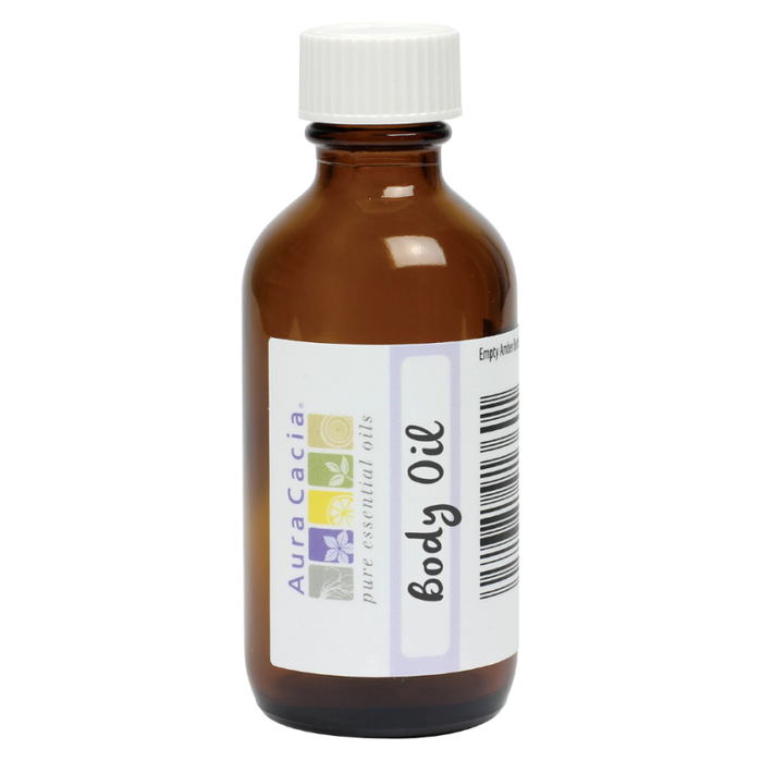 Aura Cacia - Amber Glass Bottle W/cap, 59ML