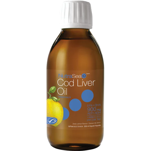 Nature's Way - NutraSea Cod Liver Oil Lemon, 200ml